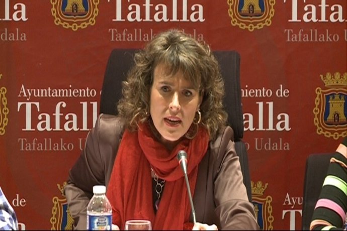 La alcaldesa de Tafalla, Cristina Sota