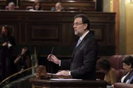 Mariano Rajoy en el Pleno sobre el espionaje