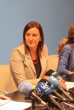 La consellera María José Català en rueda de prensa