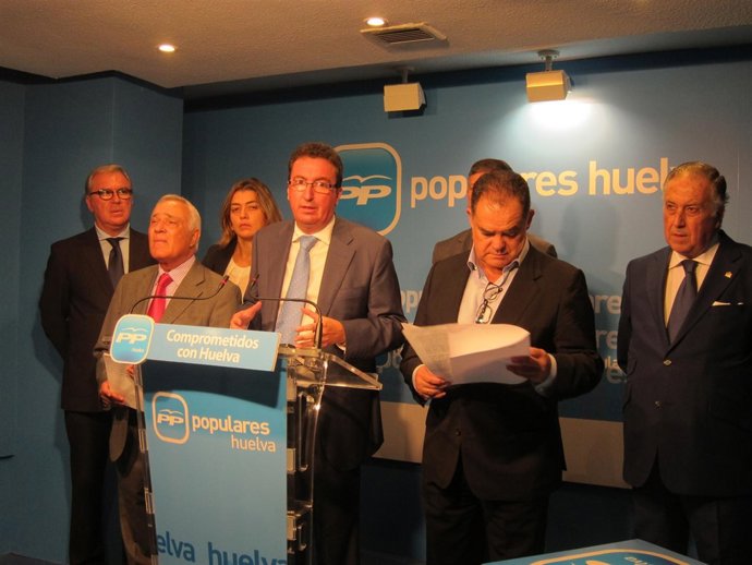 El presidente provincial del PP de Huelva, Manuel Andrés González.. 