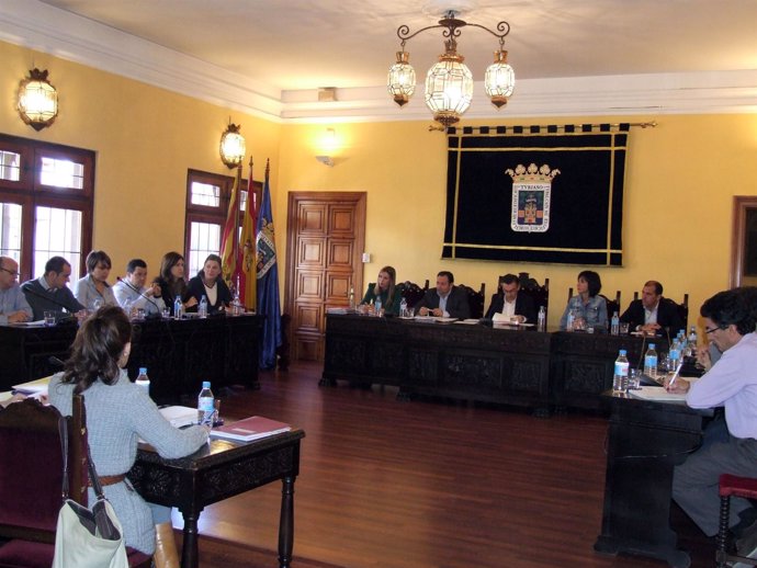 Pleno en el Ayuntamiento de Tarazona