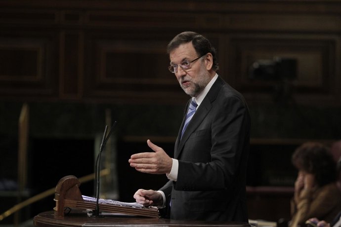 Mariano Rajoy en el Pleno del Congreso