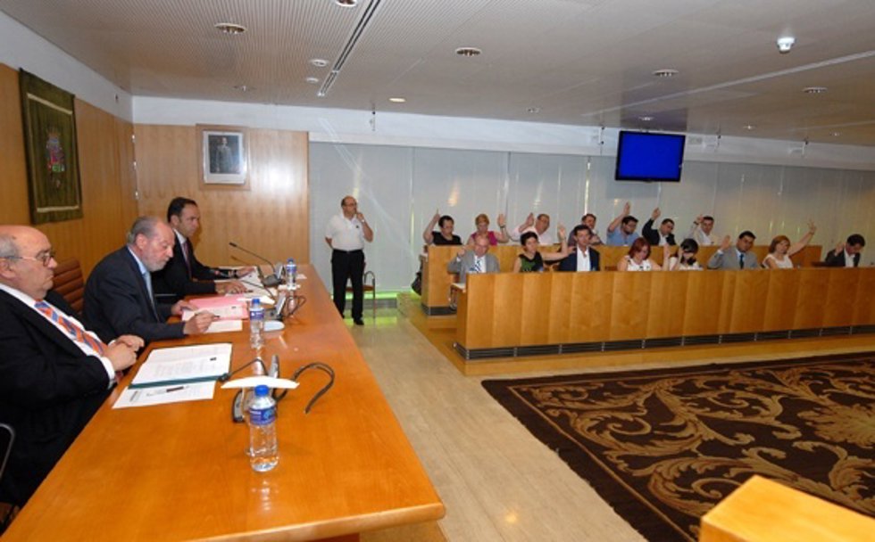 Pleno de la Diputación de Sevilla.