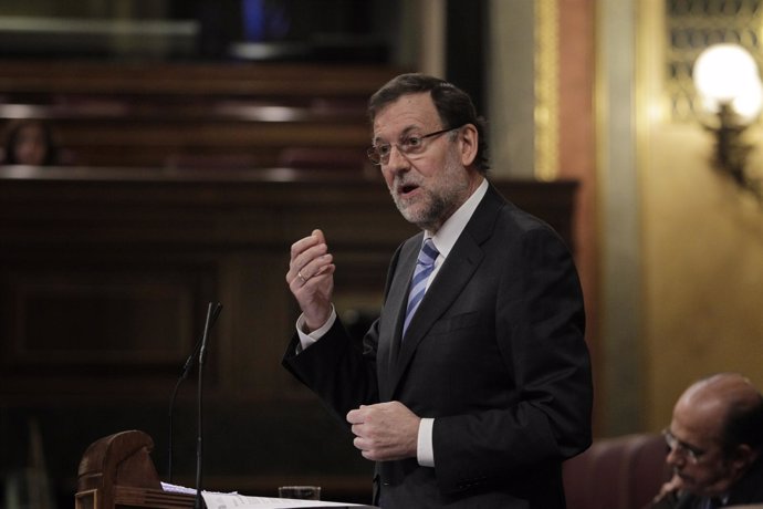 Mariano Rajoy en el Pleno del Congreso