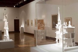 Vista de la exposición de Gaudí en Valladolid