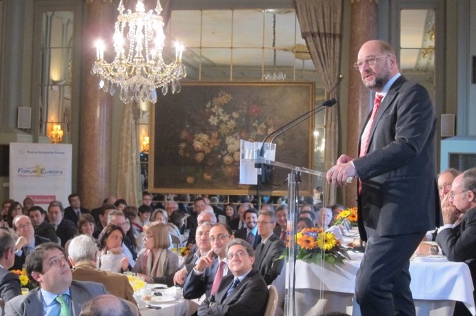 El presidente del PE, Martin Schulz