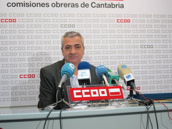 Carlos Sánchez, secretario general CCOO Cantabria 