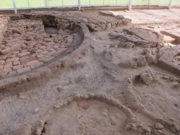 Restos arqueológicos rehabilitados en el Cerro de San Vicente 