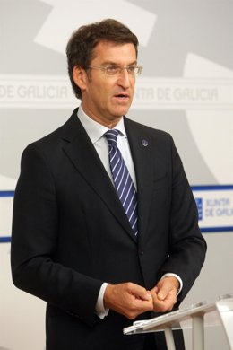 Alberto Núñez Feijóo en el Consello de la Xunta del 31 de octubre