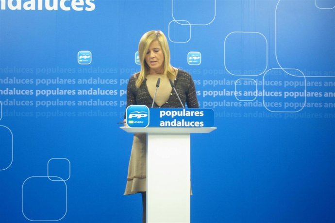 Rosario Alarcón en rueda de prensa