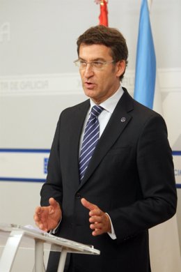 Alberto Núñez Feijóo en el Consello del 31 de octubre