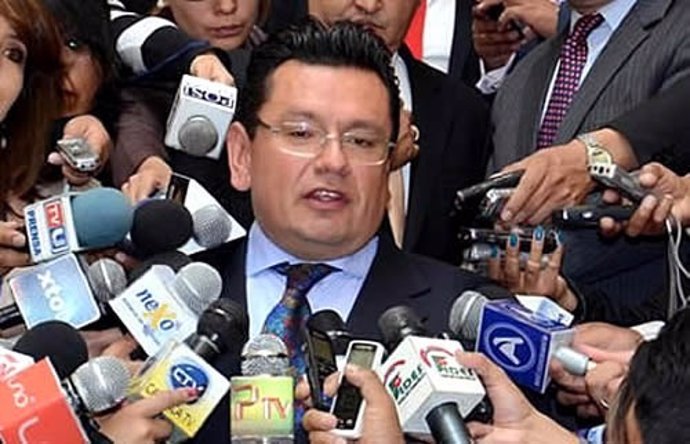 El presidente de los empresarios bolivianos, Daniel Sánchez.