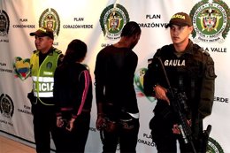 Detenidos por secuestro en Colombia