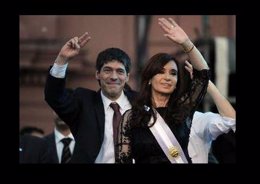 Abal Medina y Cristina Fernandez
