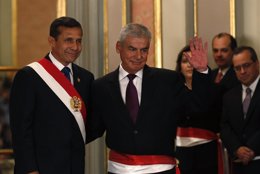 Humala y primer ministro de Perú, Cesar Villanueva 