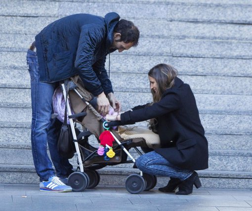 Diego López e Iria Otero en Madrid