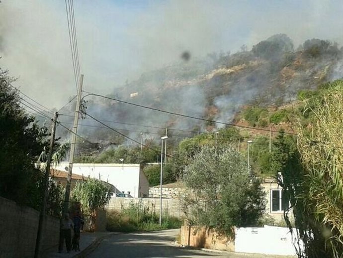Incendio en Esparreguera