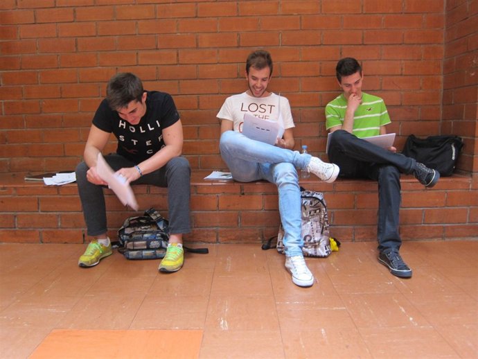 Selectividad, alumnos, universitarios, estudiantes, universidad, PAU, examen