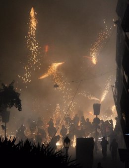 Un festejo pirotécnico en la Comunitat Valenciana