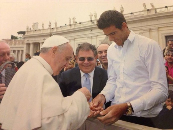 Del Potro y el Papa