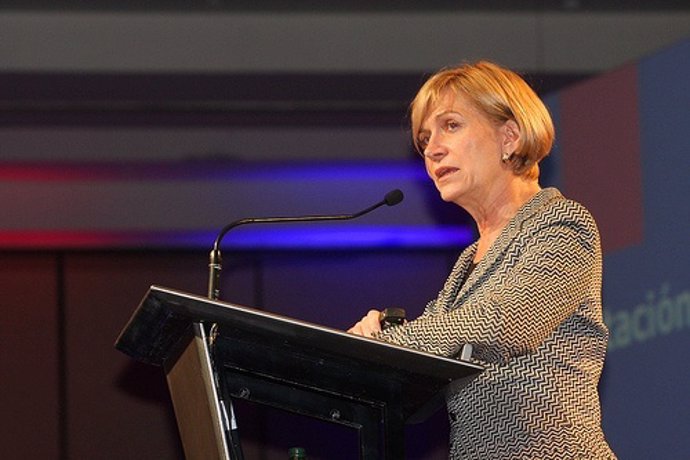 La candidata del Gobierno a la Presidencia de Chile, Evelyn Matthei.