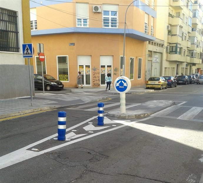 Uno de los viales en el entorno de Segalerva