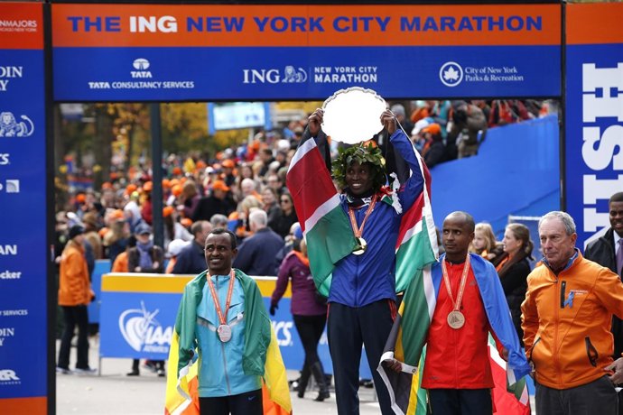 Mutai, ganador del Maratón de Nueva York