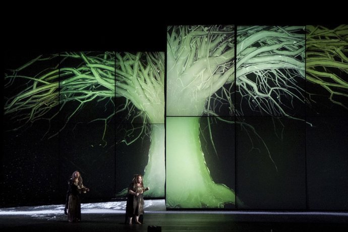 El montaje 'La valquiria' en el Palau de les Arts