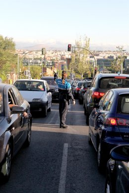 Tráfico en La Moraleja