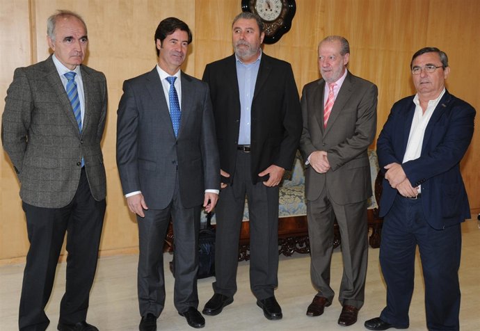 Reunión para los presupuestos de la Diputación.