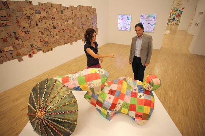 De la Rosa, en la exposición 'Ver para crear'