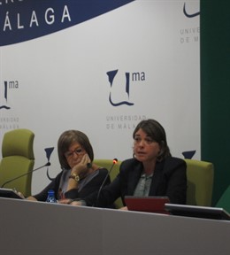 Adelaida de la Calle y Elena Cortés