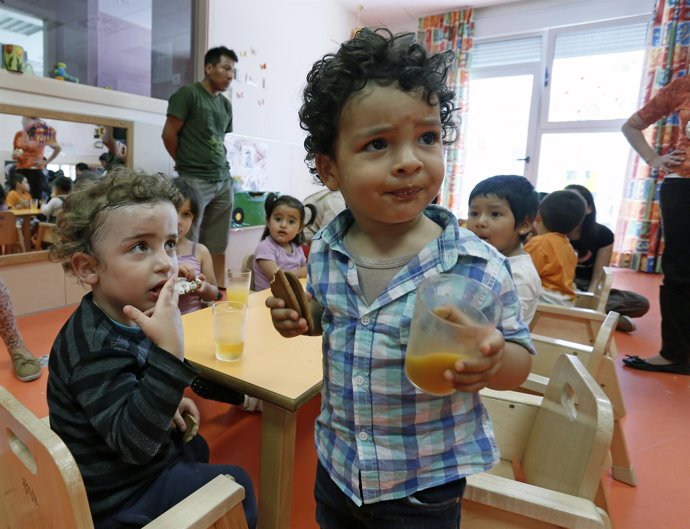 Actividades familiares de casos en riesgo de exclusión social en el centro infan