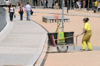 Casi un 25% de los servicios mínimos de limpieza tuvo que regresar sin desempeñar su trabajo por diversas incidencias