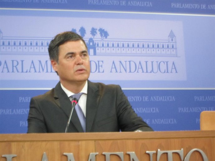 El portavoz del Grupo Parlamentario Popular, Carlos Rojas, hoy en el Parlamento