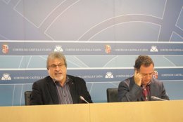 Los procuradores del Grupo Mixto, José María González y Alejandro Valderas