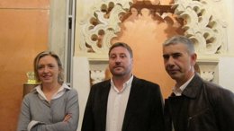 Nieves Ibeas, José Luis Soro y Juan Martín