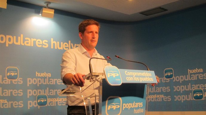 El secretario general del PP de Huelva, Guillermo García Longoria.