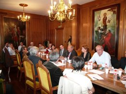 Reunión del presidente de la CHE con FEREBRO en Zaragoza