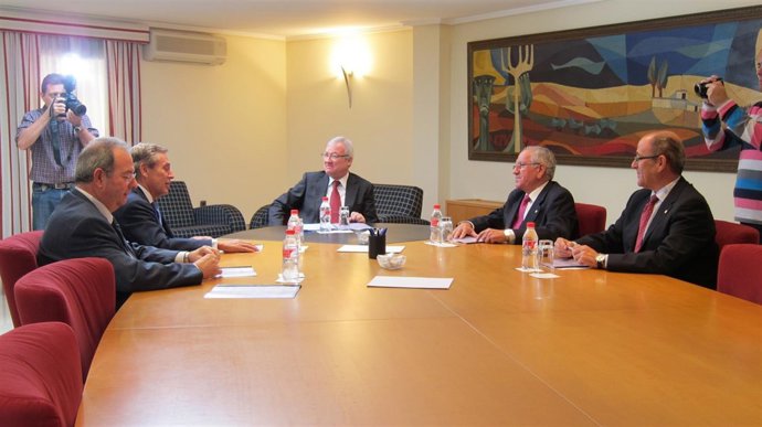 Reunión en la Cámara de Comercio de Murcia