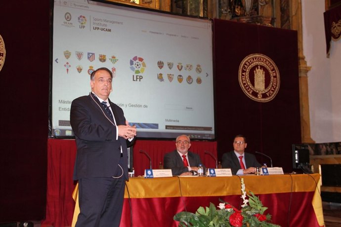 Javier Tebas presenta el Sports Management Institute