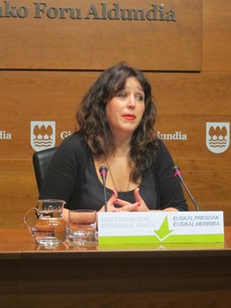 Larraitz Ugarte, portavoz de la Diputación Foral