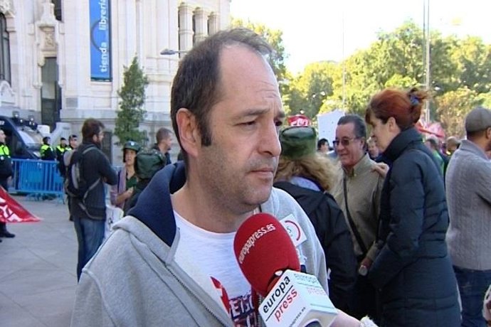 El responsable de limpieza viaria de UGT, Juan Carlos del Río