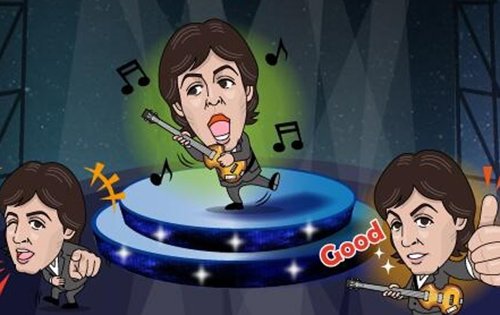 Paul McCartney se convierte en 'sticker' de Line