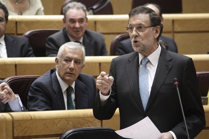 Mariano Rajoy en el Senado