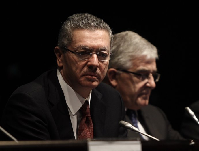 Alberto Ruiz Gallardón y Gonzalo Moliner