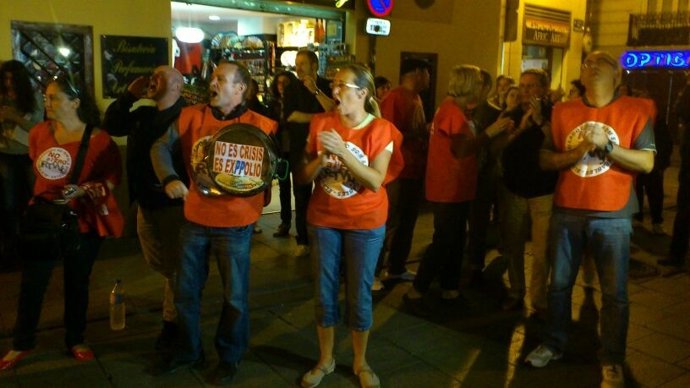 Concentración ante el Palau de la Generalitat