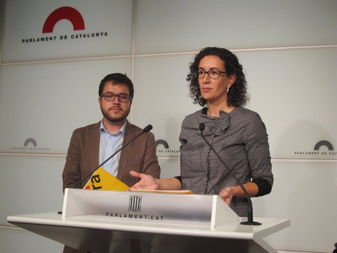 Pere Aragonès y Marta Rovira (ERC)