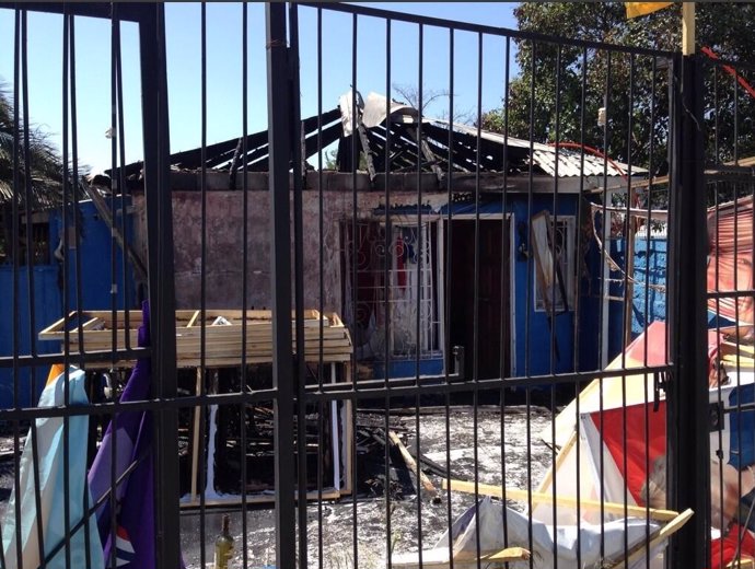 Incendio sede de campaña Bachelet, Chile