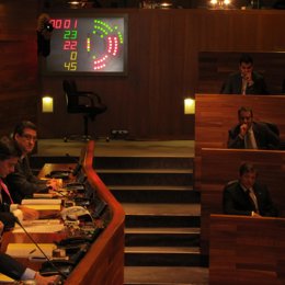 Votación Ley de Endeudamiento en la Junta General